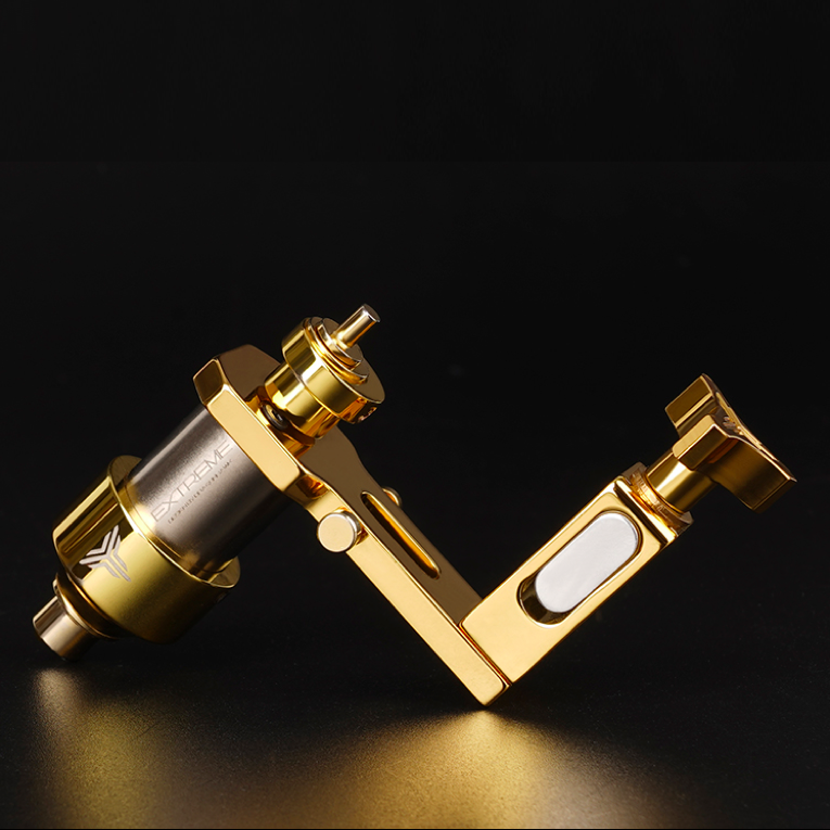 Extreme EX-1 24K Gold-Plated Rotary Tattoo Machine / Extreme EX-1 24K 鍍金馬達紋身機